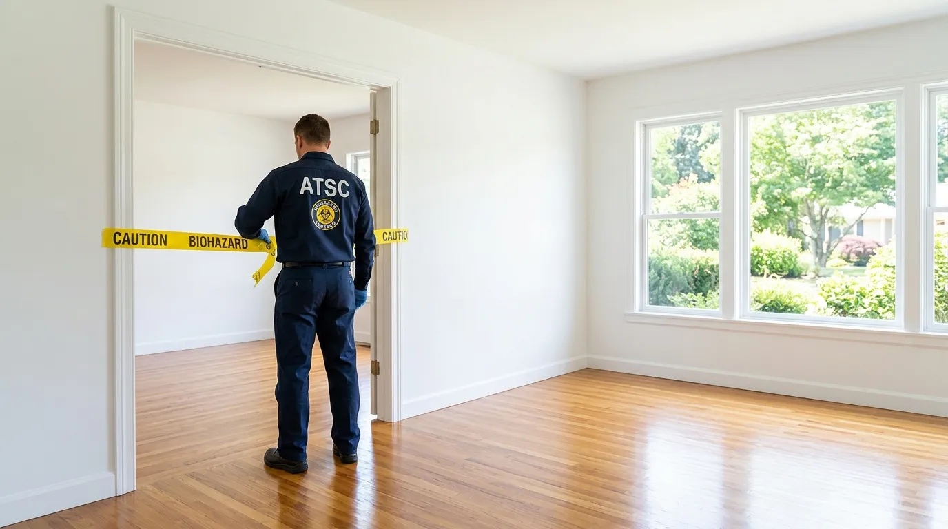 Certified biohazard cleanup crew performing Crime Scene Cleanup in Bellwood